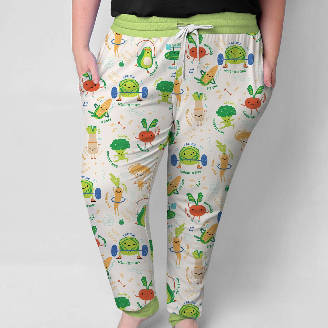 Exercise Veggie Women Pajama Set