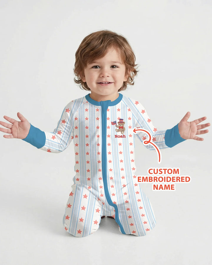 Gerippte Babykleidung mit individuellem Foto - Weich &amp; Skizzenhaft
