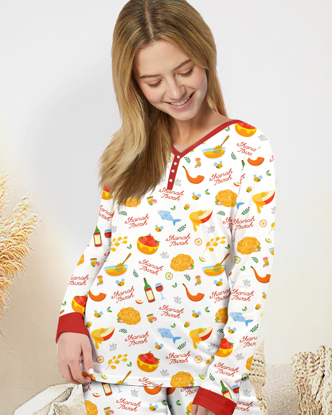 Shanah Tovah Family Matching Women Pajama Set