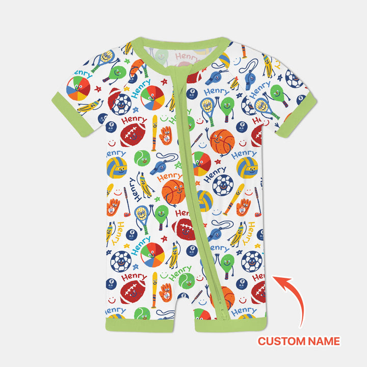 Play Ball Custom Name Shorty Zippy