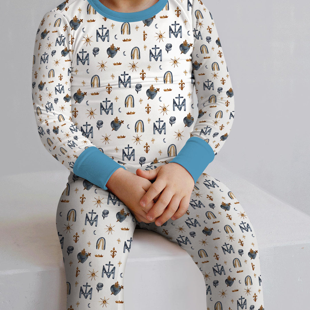 Sacred Blessings Two Piece Long Sleeve Pajama Set