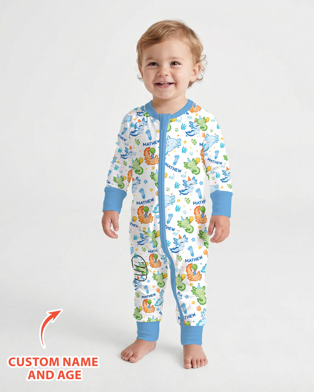 Gerippte Babykleidung mit individuellem Foto - Weich &amp; Skizzenhaft