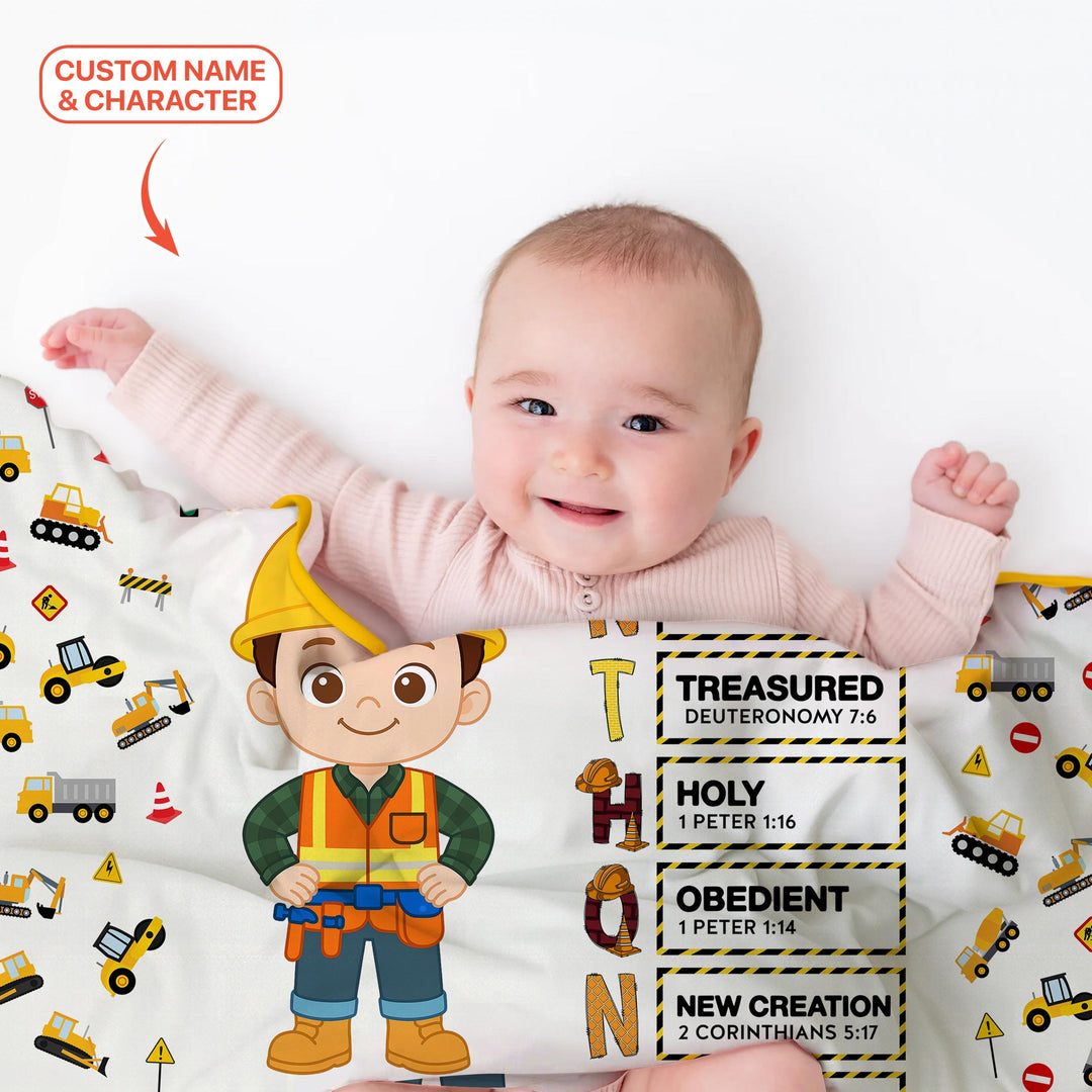 Vorlage für individuelle Kleinkinddecke