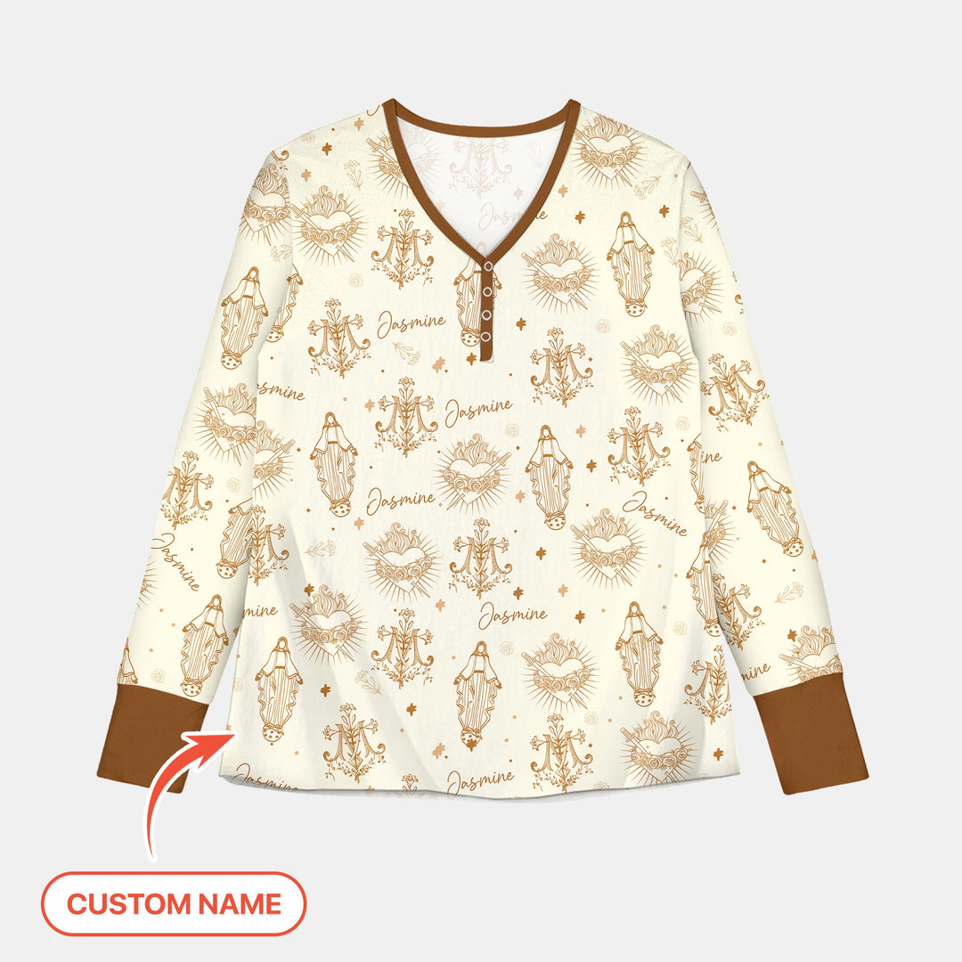 Madonna’s Love Custom Name Women Pajama Set