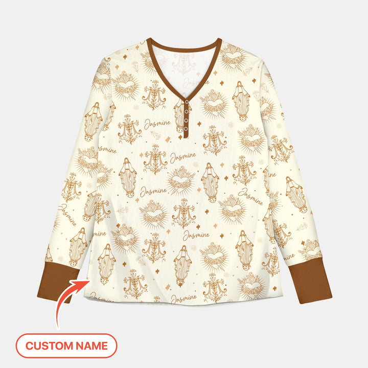 Madonna’s Love Custom Name Women Pajama Set