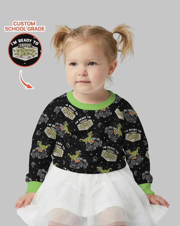 Sudadera de cuello redondo de bambú con plantilla personalizada