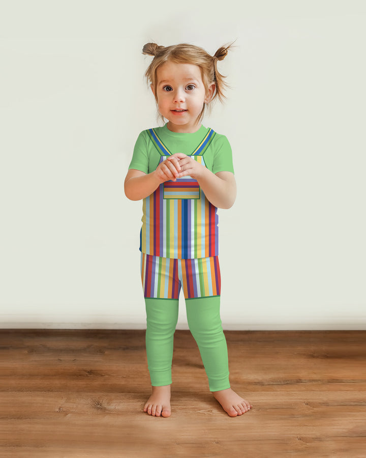 Tiny Little Chef Bamboo Two Piece Short Sleeve Pajama Set