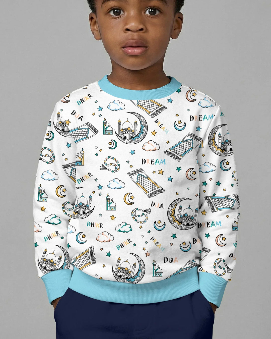 Dua, Dhikr, Dream Matching Family Crewneck Sweatshirt