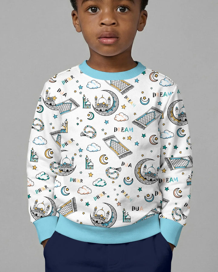 Dua, Dhikr, Dream Matching Family Crewneck Sweatshirt