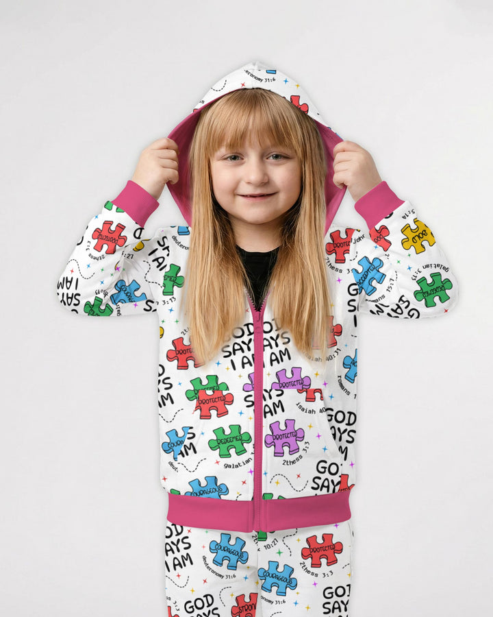 All Pieces Belong Zip Hoodie