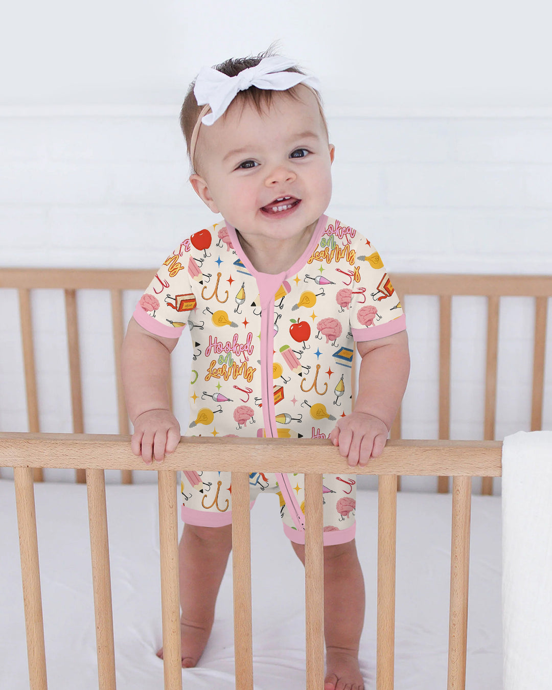 Hooked on Learning Bamboo Shorty Zippy