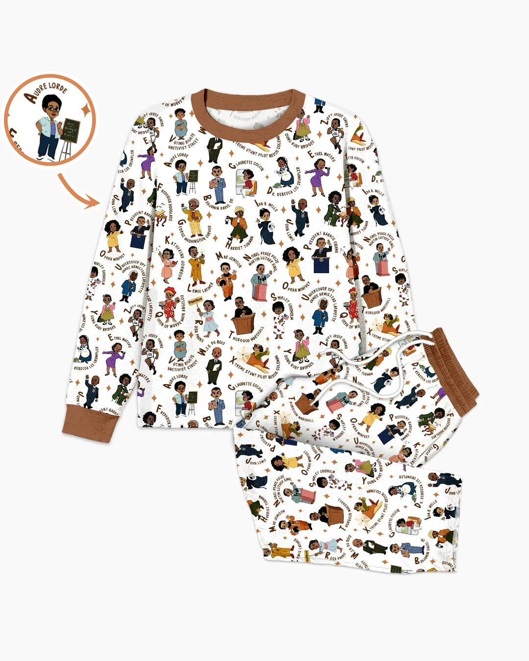 Black Legacy ABCs Family Matching Men's Pajama Set