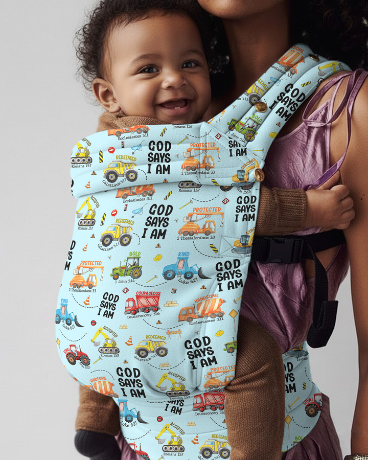 God Says I Am Construction Baby Carrier