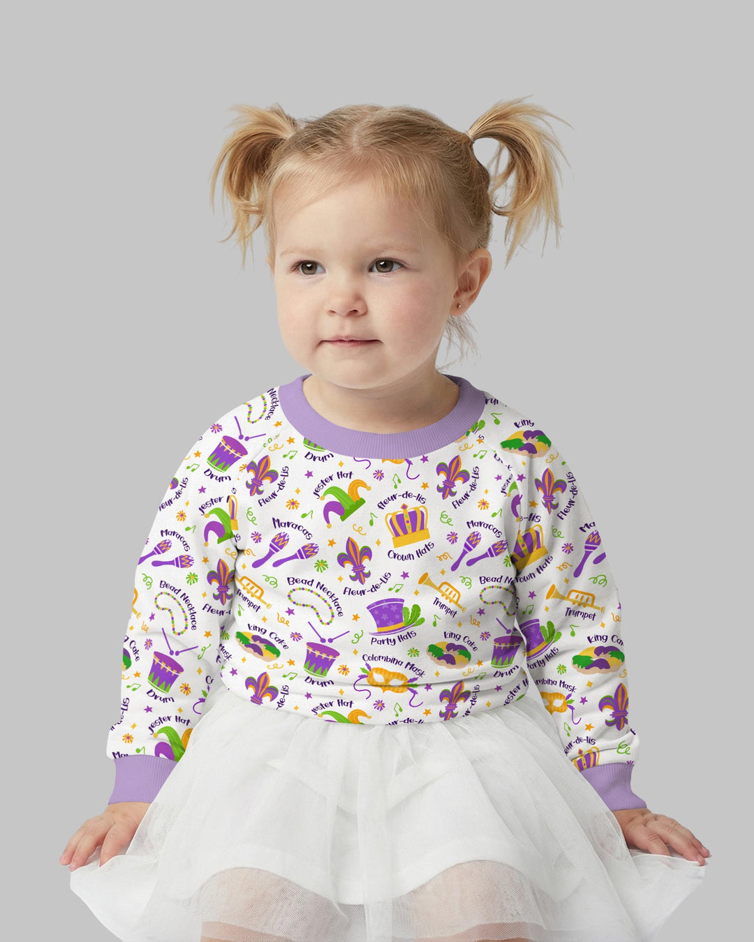 Mardi Gras Family Matching Crewneck Sweatshirt