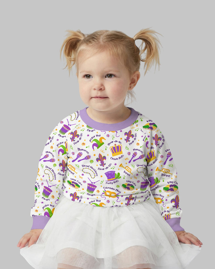 Mardi Gras Family Matching Crewneck Sweatshirt