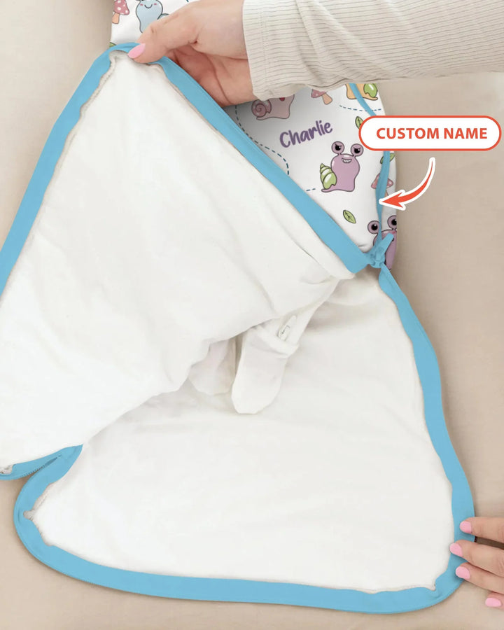 Custom Name Snailed it! Bamboo Sleep Bag