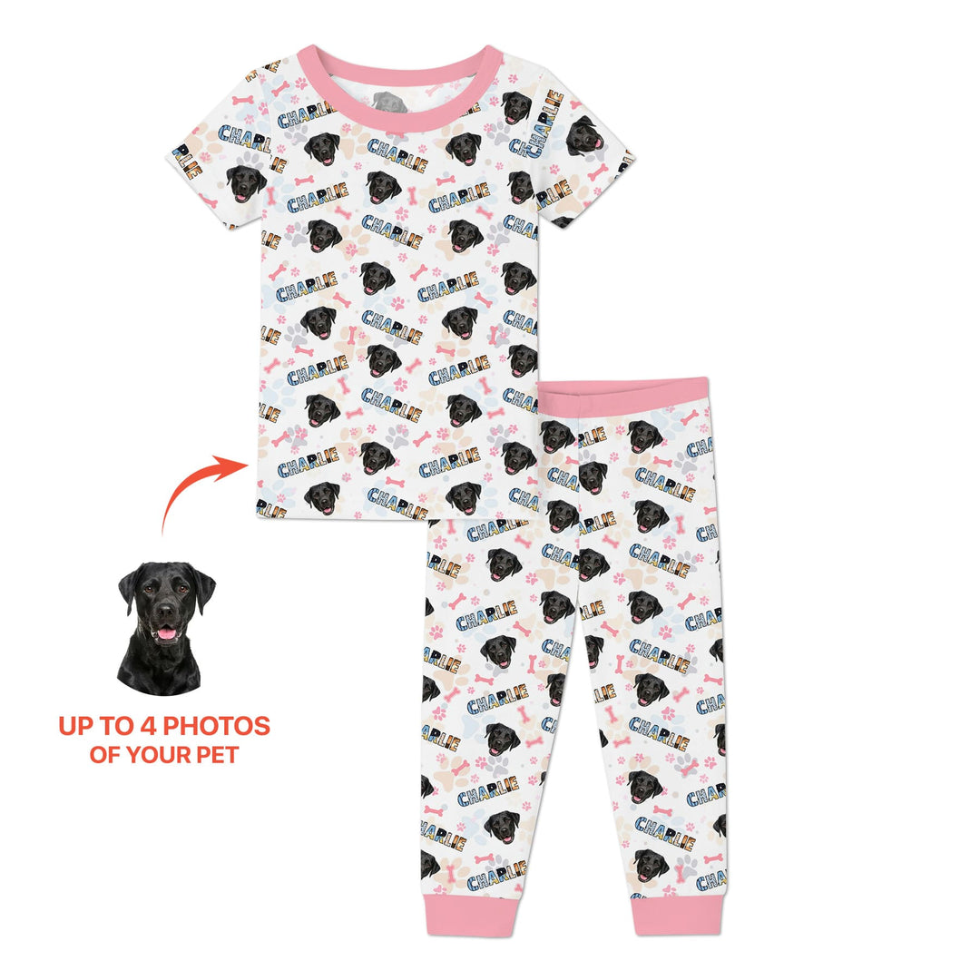 Zweiteiliges, kurzärmliges Pyjama-Set mit Marienkäfern