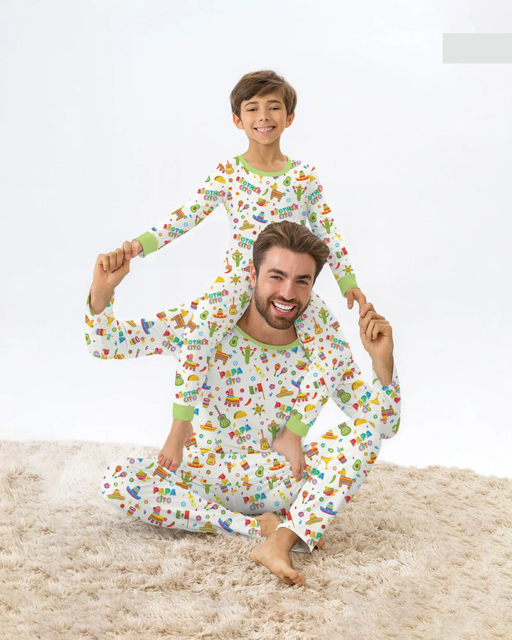 Cinco de Mayo Family Matching Bamboo Men's Pajama Set