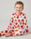 Rosh Hashanah Funny Jewish Puns Bamboo Two Piece Long Sleeve Pajama Set