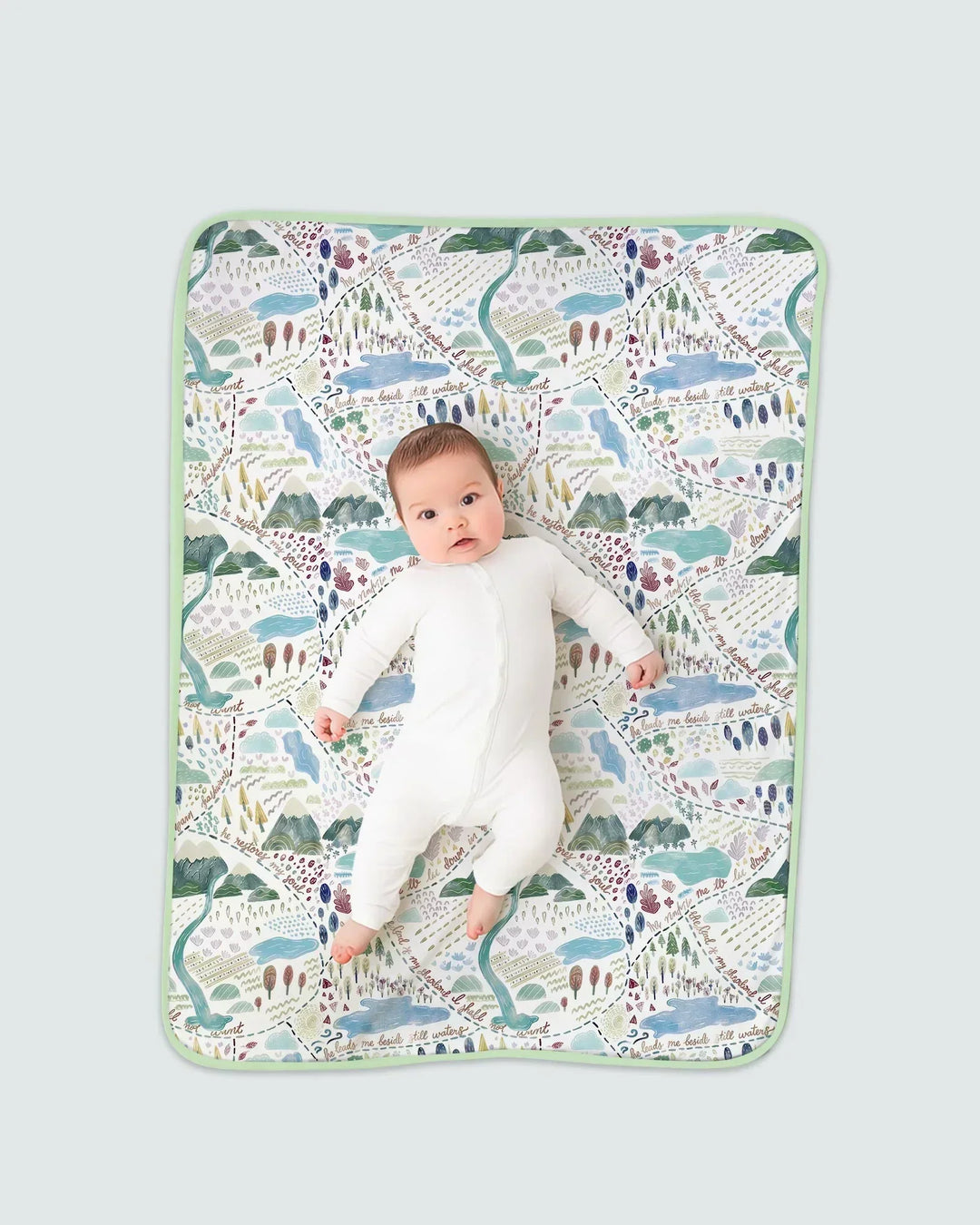 Whimsical Psalms 23 Map Blanket