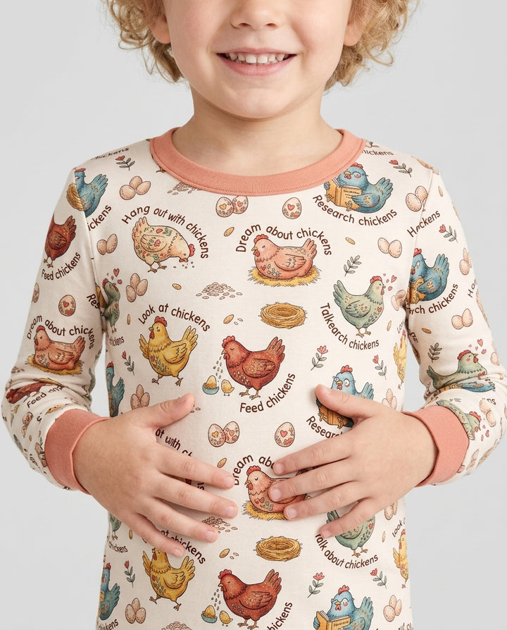 Conjunto de pijama de dos piezas de bambú con mangas largas, plantilla PERSONALIZADA