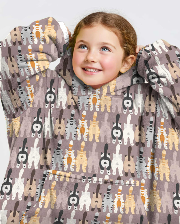Cheeky Tails Bamboo Blanket Hoodie