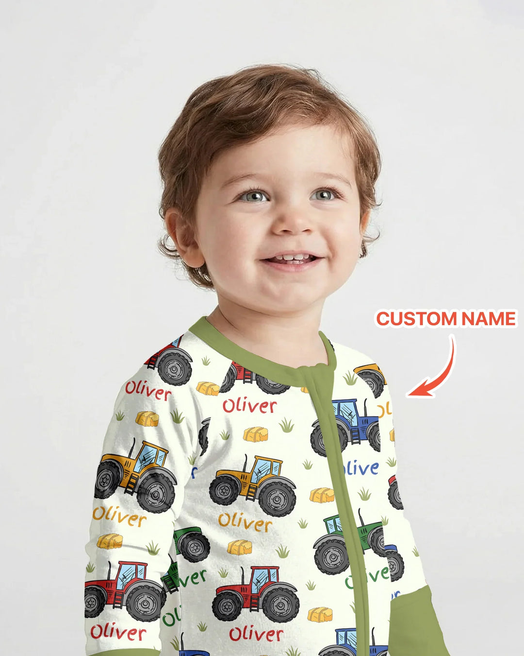 Custom Name A Little Dirt Never Hurt Bamboo Convertible Zippy