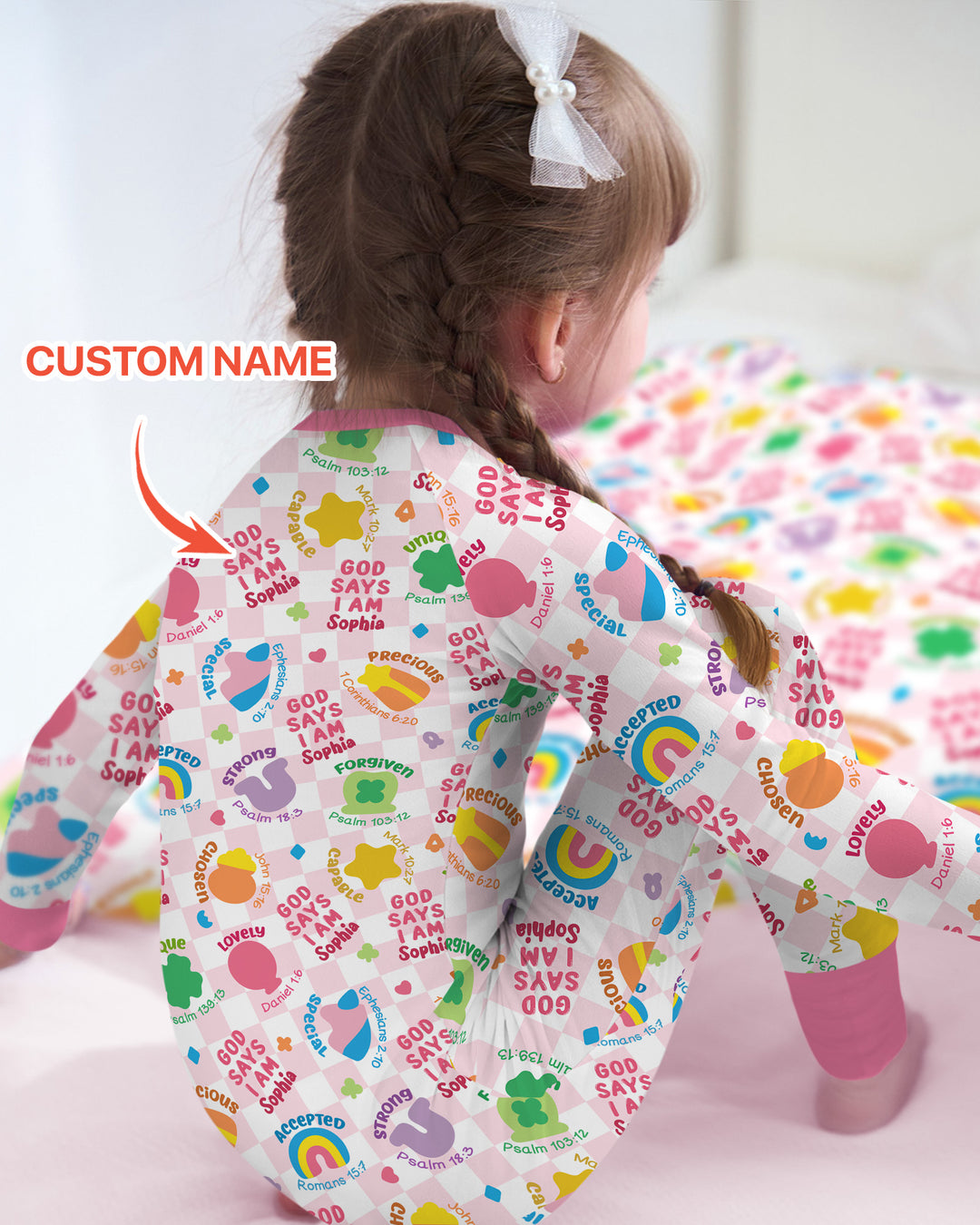 God Says I Am St. Patrick’s Day Custom Name Family Matching Convertible Zippy