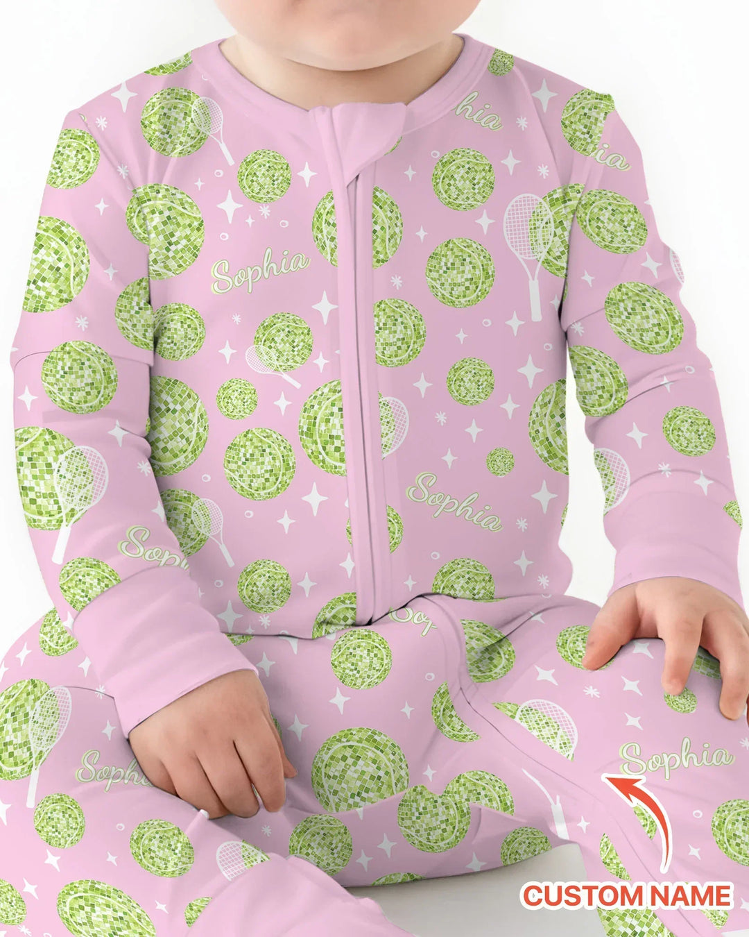 Tennis Disco Girl Party Matching Bamboo Convertible Zippy