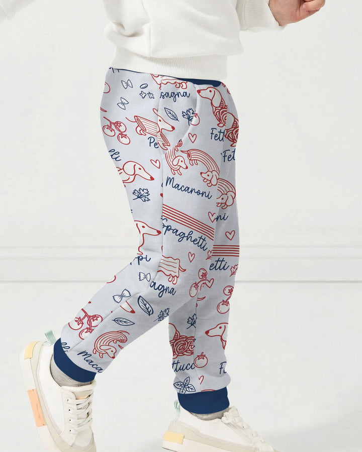 Funny Dachshund Pasta Pups Bamboo Jogger