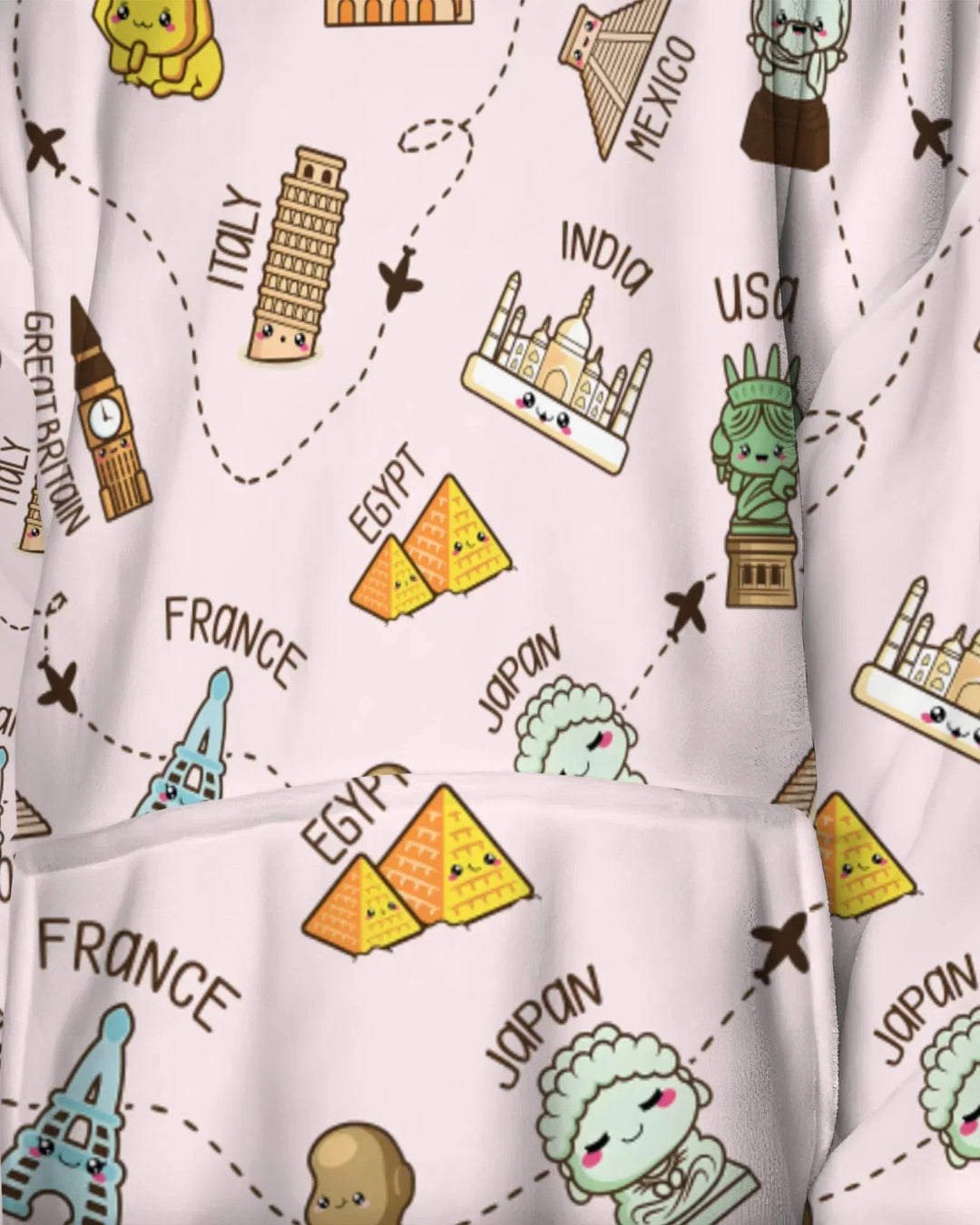 Kawaii World Tour Wearable Blanket Hoodie