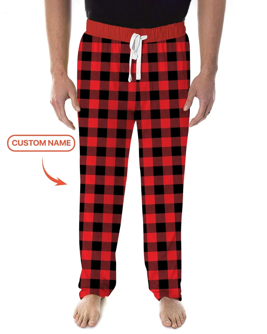Custom Name Family Bear Matching Bamboo Men's Pajama Set