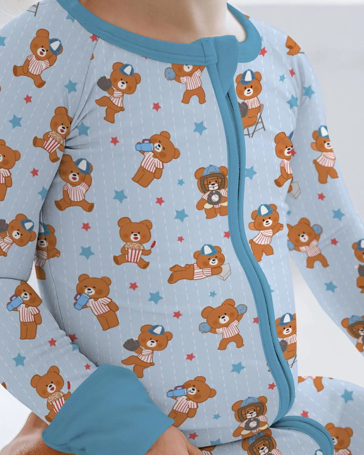 Born To Play Baseball Bamboo Convertible Zippy