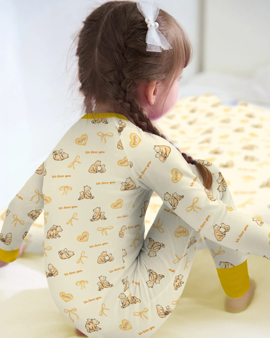 Sweat Yellow Mama Bear Convertible Zippy