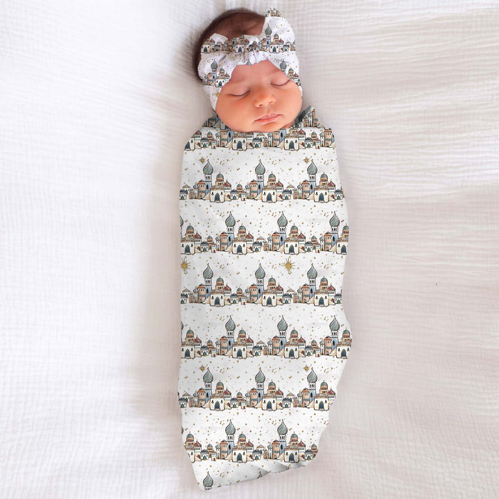 O Little Town of Bethlehem Swaddle Blanket
