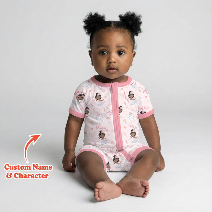 Custom Name Ballerina Doll Shorty Zippy