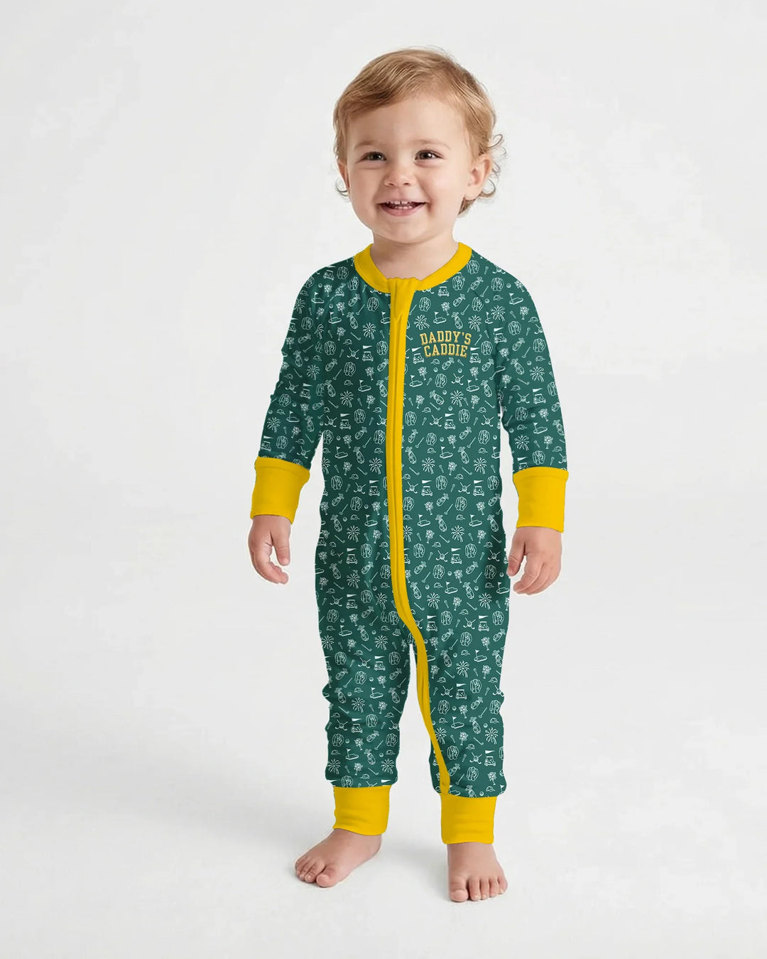 Embroidered Matching With Dad Golf Club Bamboo Convertible Zippy