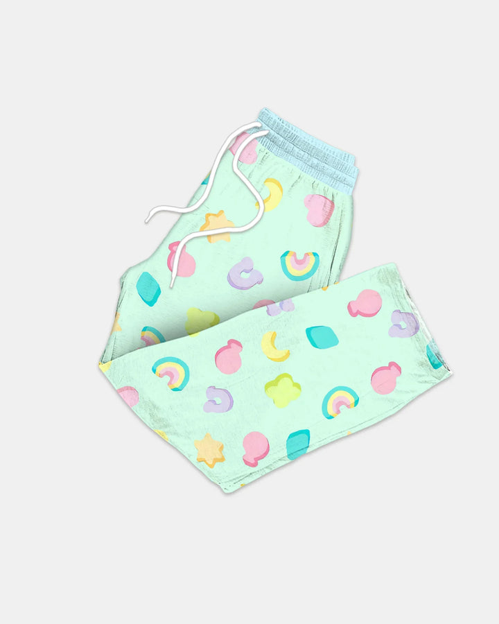 Pastel Lucky Charms Scatter Men's Pajama Set