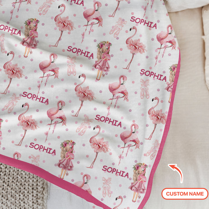 Little Ballerina Dreams Toddler Blanket