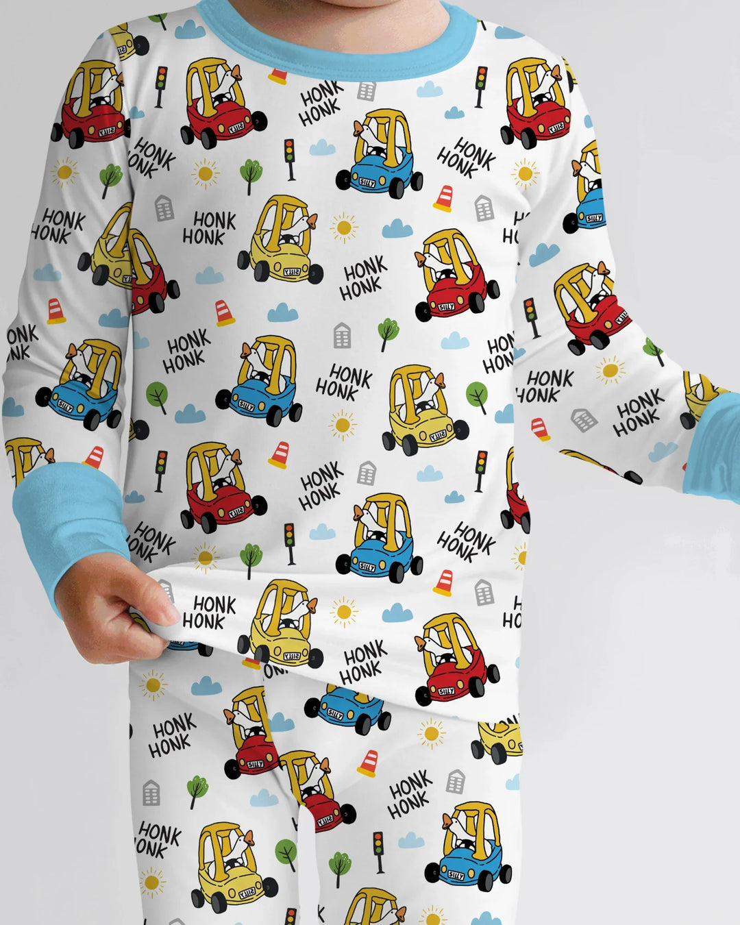 Honk Honk Silly Goose Bamboo Two Piece Long Sleeve Pajama Set