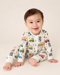 Gerippte Babykleidung mit individuellem Foto - Weich &amp; Skizzenhaft
