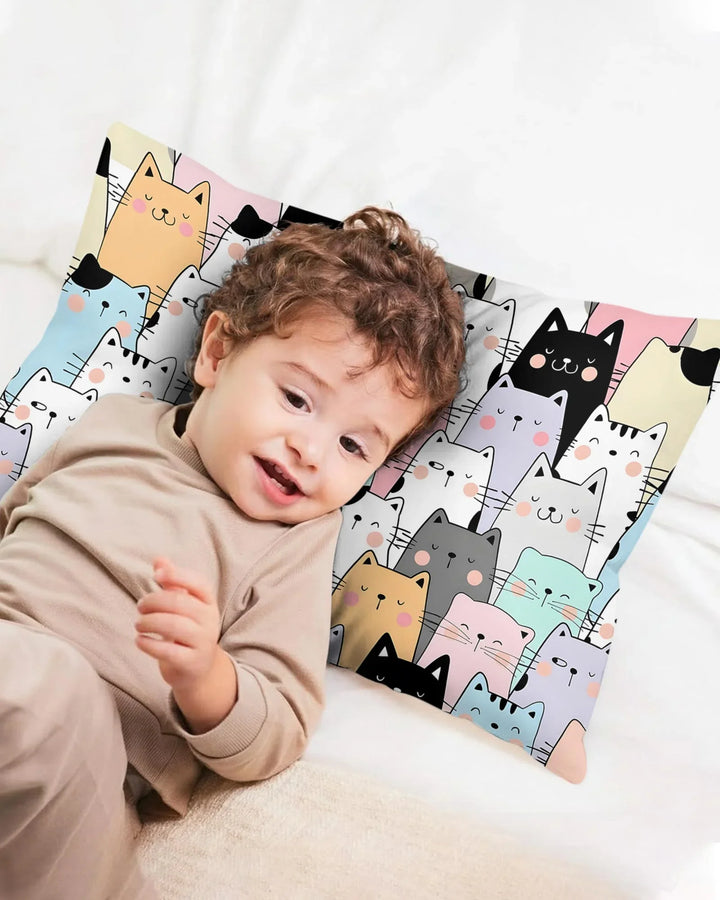 Purrfect Crowd Pillow Case