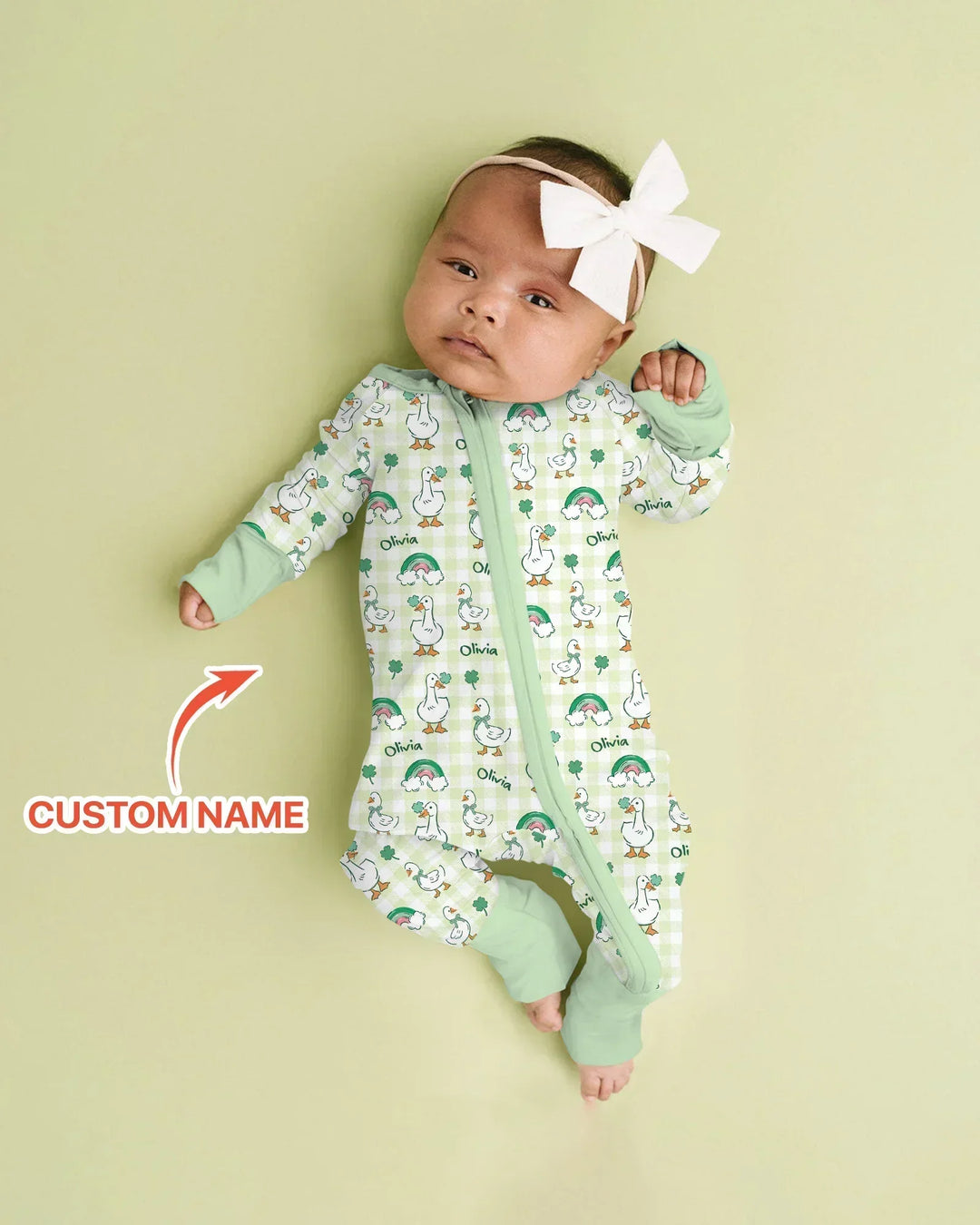 Custom Name Lucky Ducks Convertible Zippy