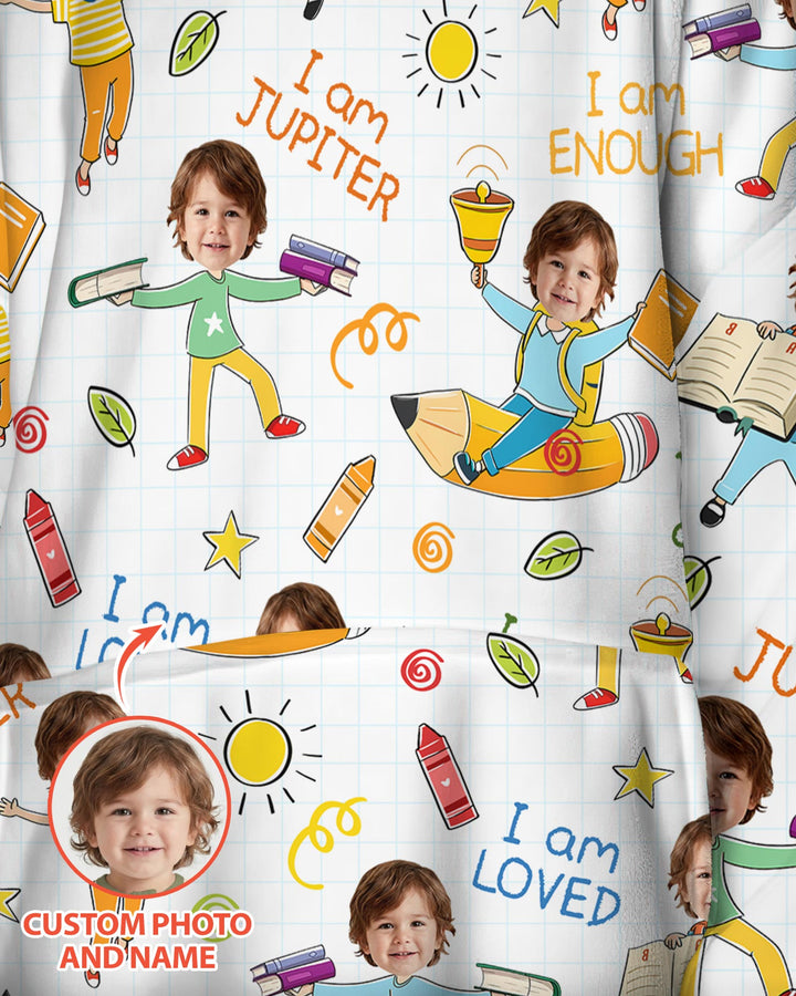 Plantilla de Sudadera Manta de Bambú Personalizada