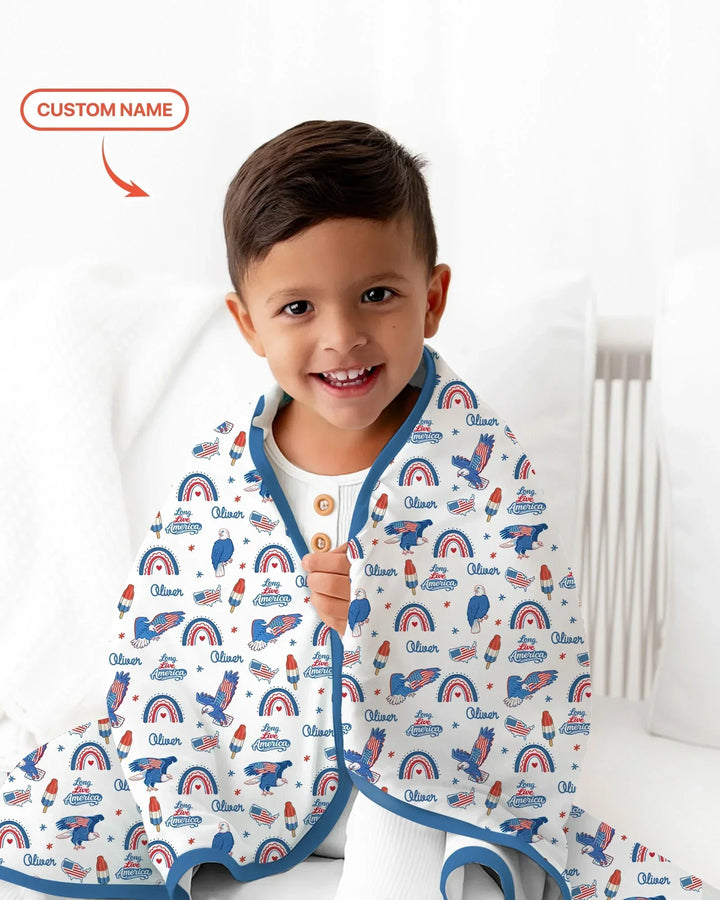 Long Live America Bamboo Blanket