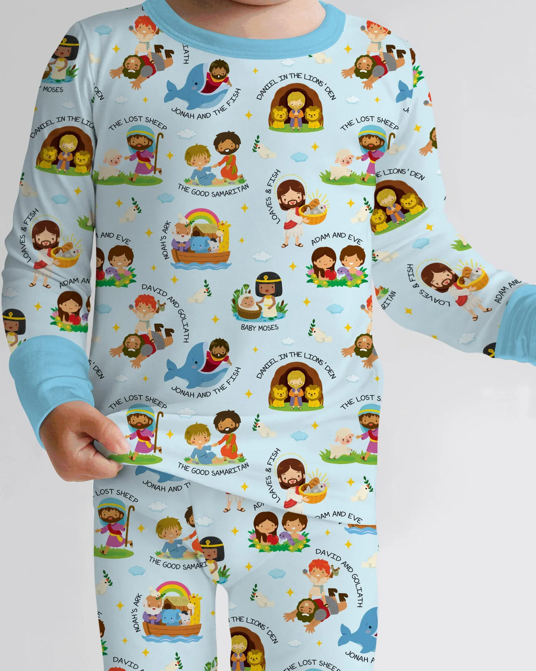 Bible Stories Two Piece Long Sleeve Pajama Set