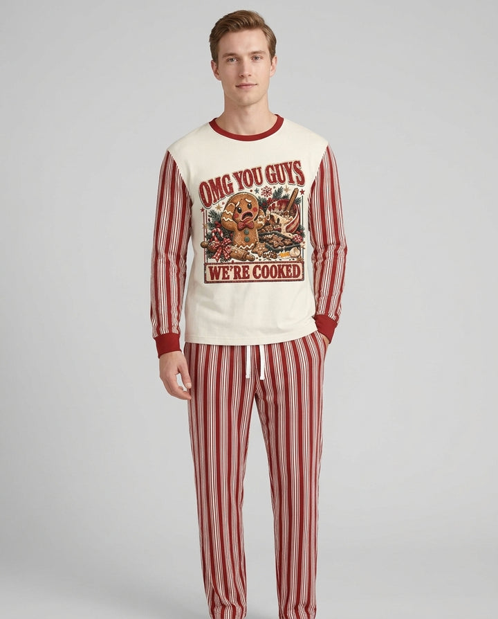 You Guys We're Cooked Bamboo Men's Pajama Set