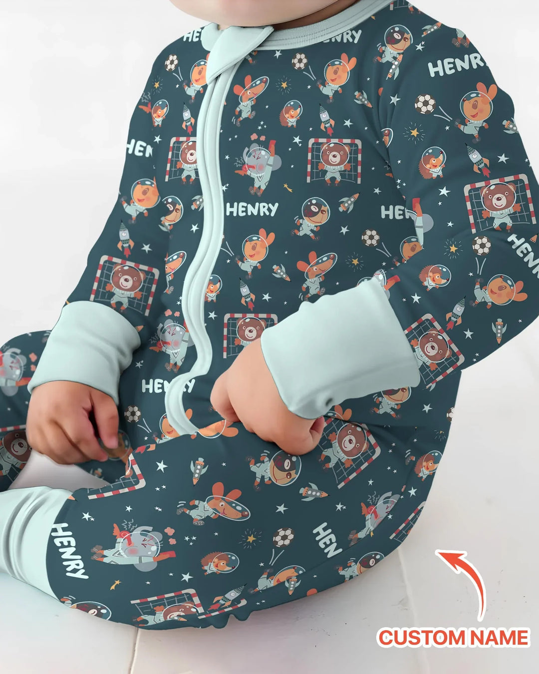 Space Soccer Bamboo Convertible Zippy