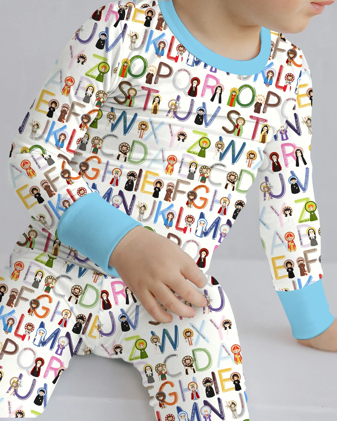 Saint ABCs Bamboo Two Piece Long Sleeve Pajama Set