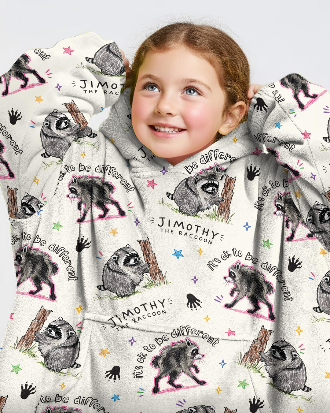 It's Okay to be Jimothy Bamboo Blanket Hoodie